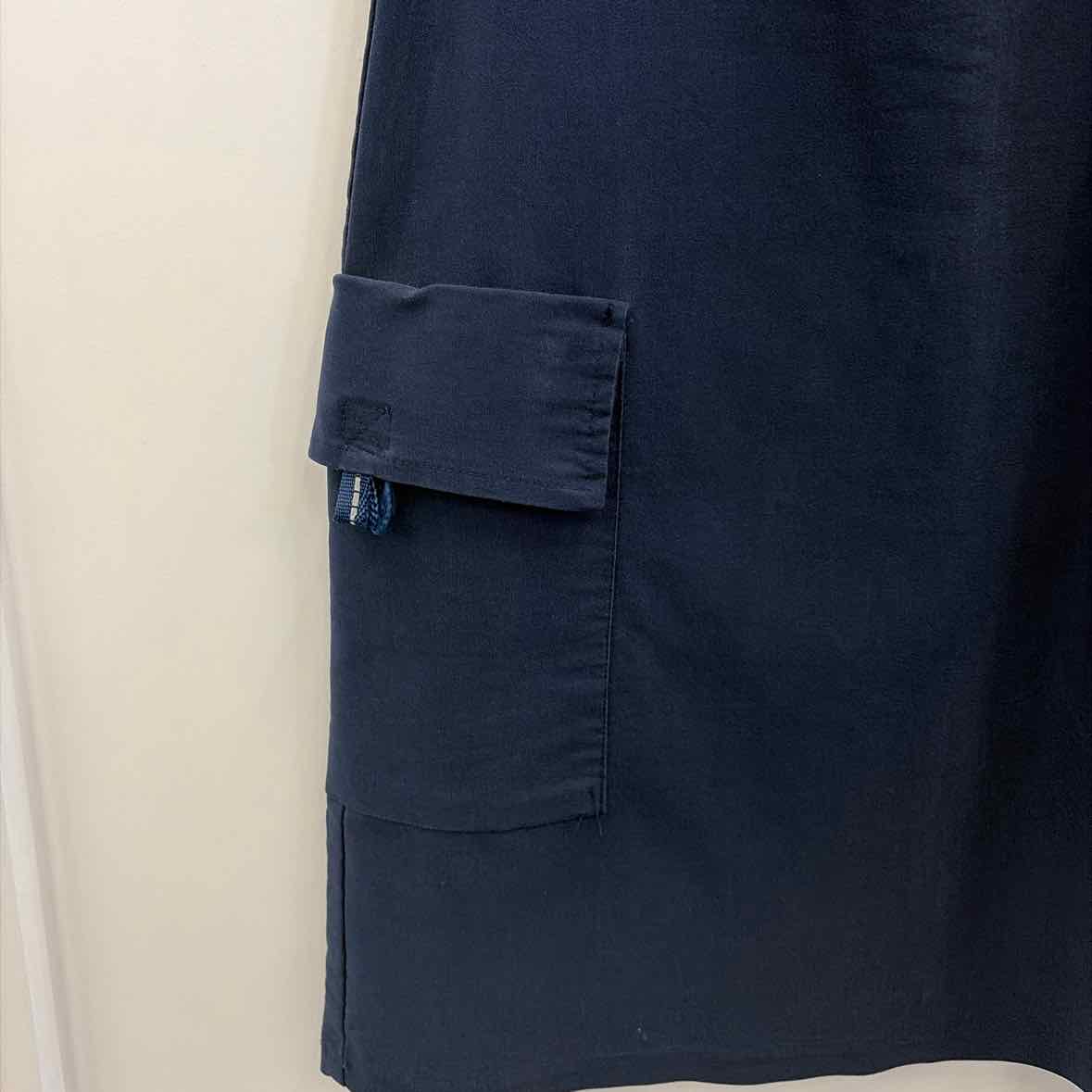 French Curve Size L Navy Preloved Dress