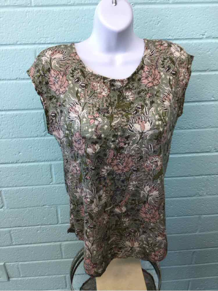 Joie Oliver Green Blouse