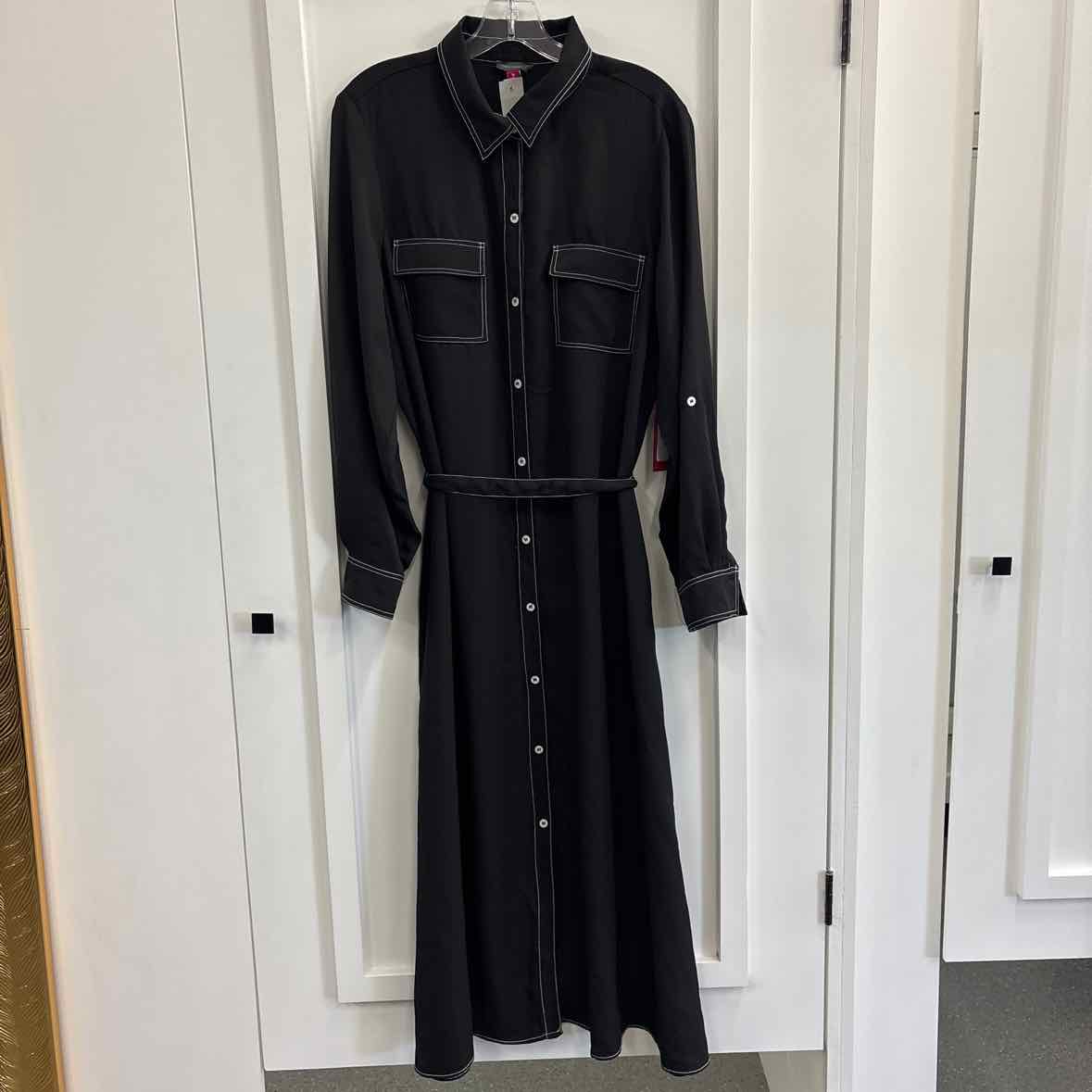 Vince Camuto Button Shirtdress