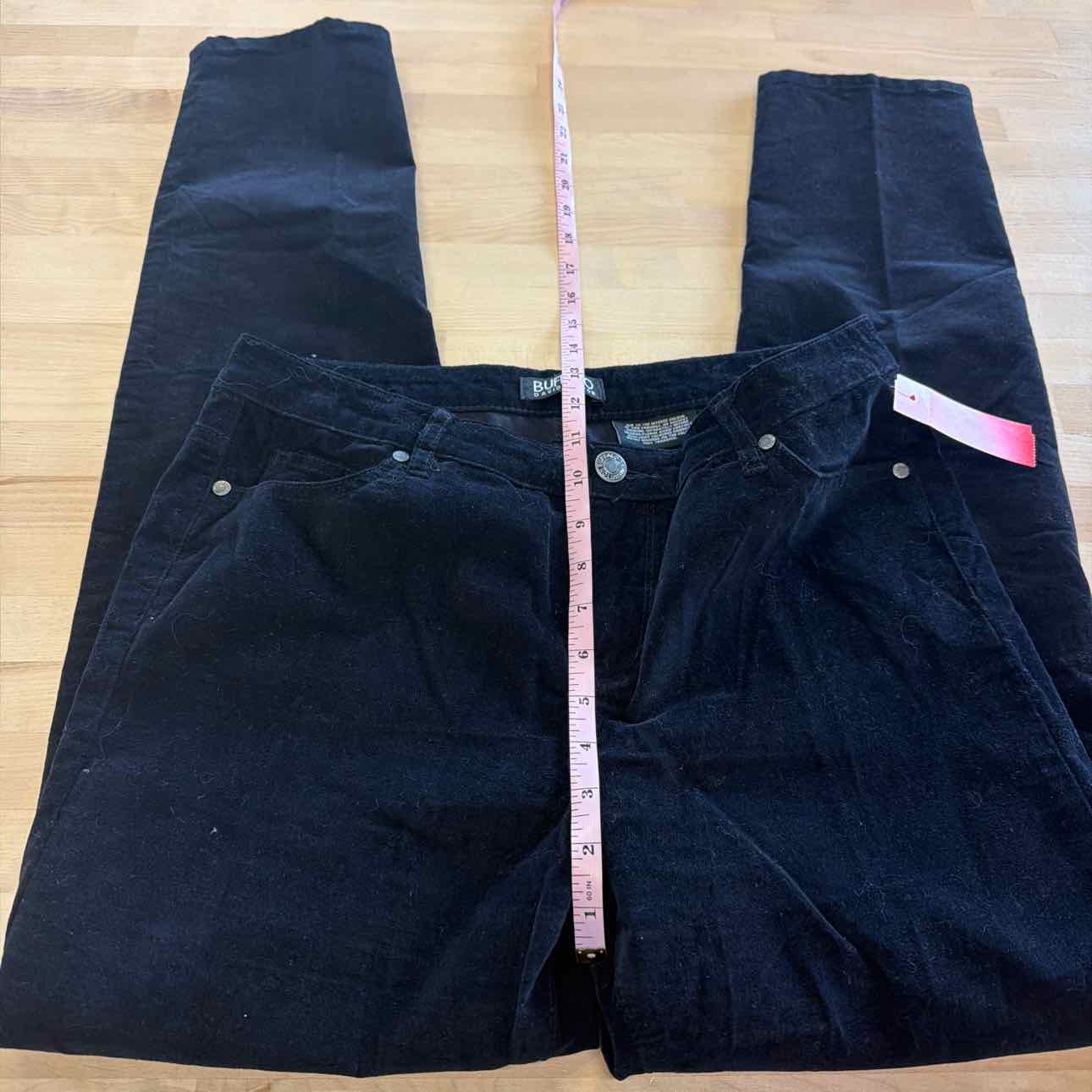 Buffalo Size 10 Black Velvet Preloved Pants