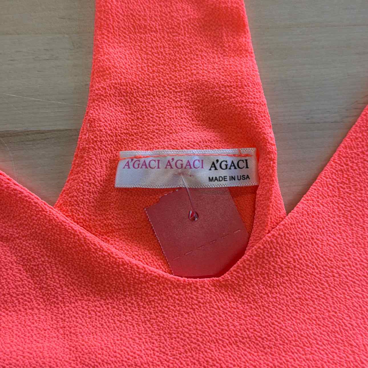 A'gaci A'gaci Size M Orange Preloved Tank