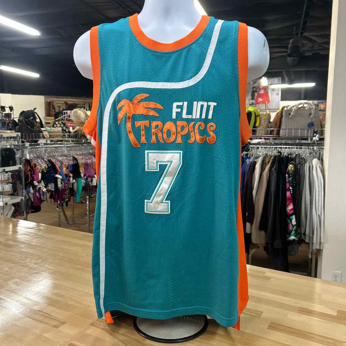 Size M Teal Orange MENS Jersey