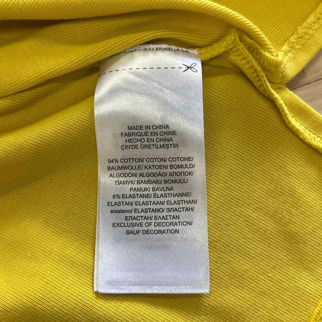 Ralph Lauren Size M Yellow Preloved T-Shirt LS