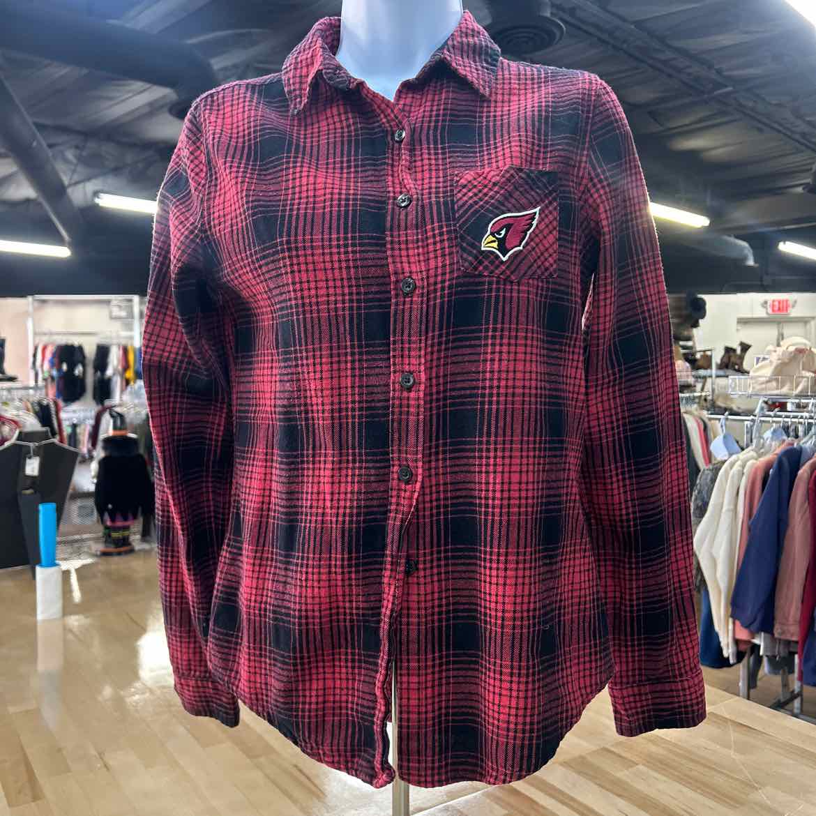 NFL Size S Red Preloved Flannel
