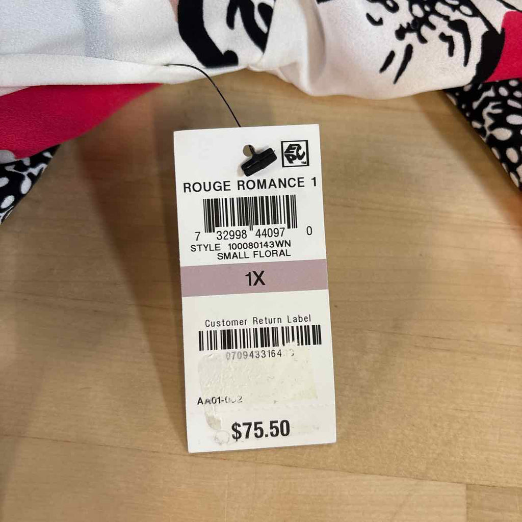 Alfani Size 1X White New Blouse LS
