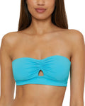 becca Size L Garden of Eden Flower Bandeau Bikini Top