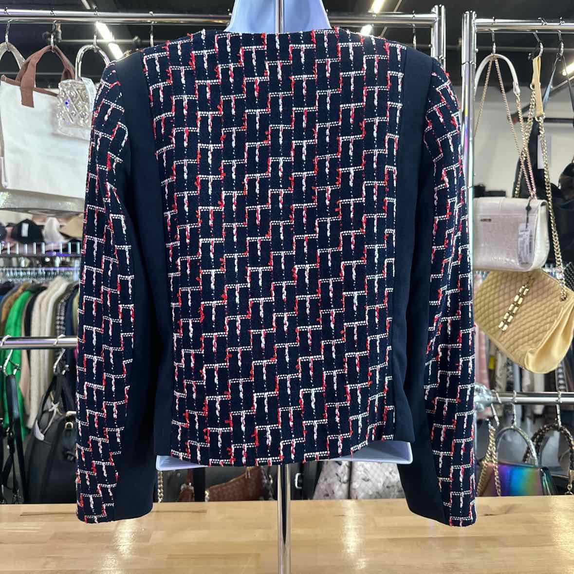 H&M Size 6 Blue/Red Blazer