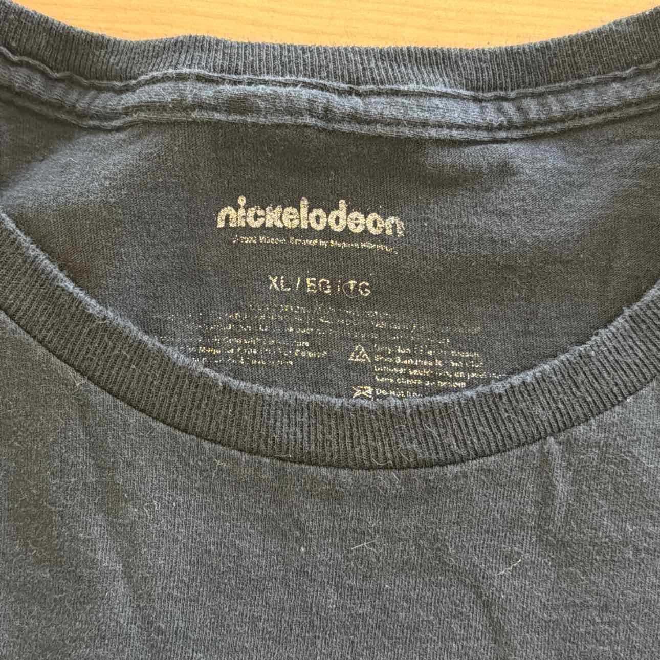 Nickelodeon Size XL Black MENS T-shirt