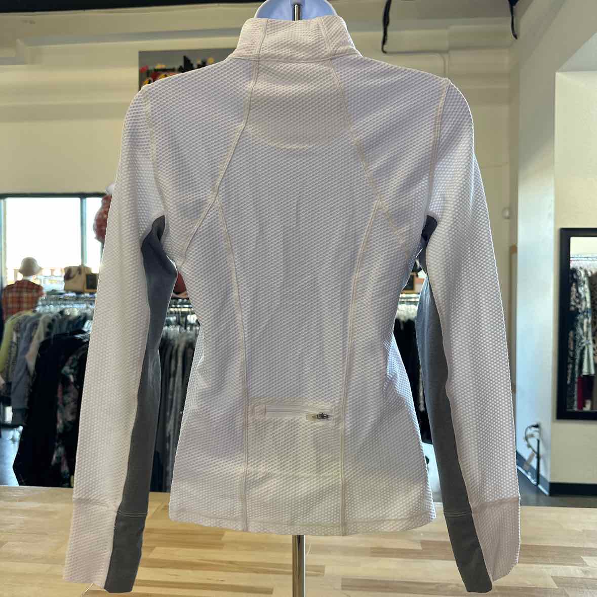 Calvin Klein Size S White Athletic Jacket