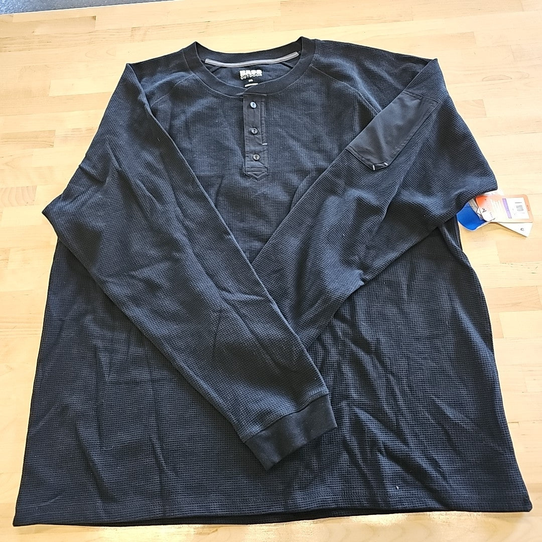Bass Outdoor Size XXL Black MENS Long Sleeve Shirt