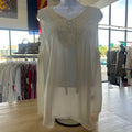 Torrid Size 2X White Rayon Preloved Tank