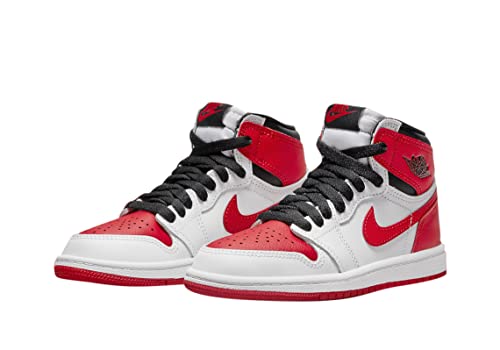 Jordan Size 6 White Red Preloved Sneakers