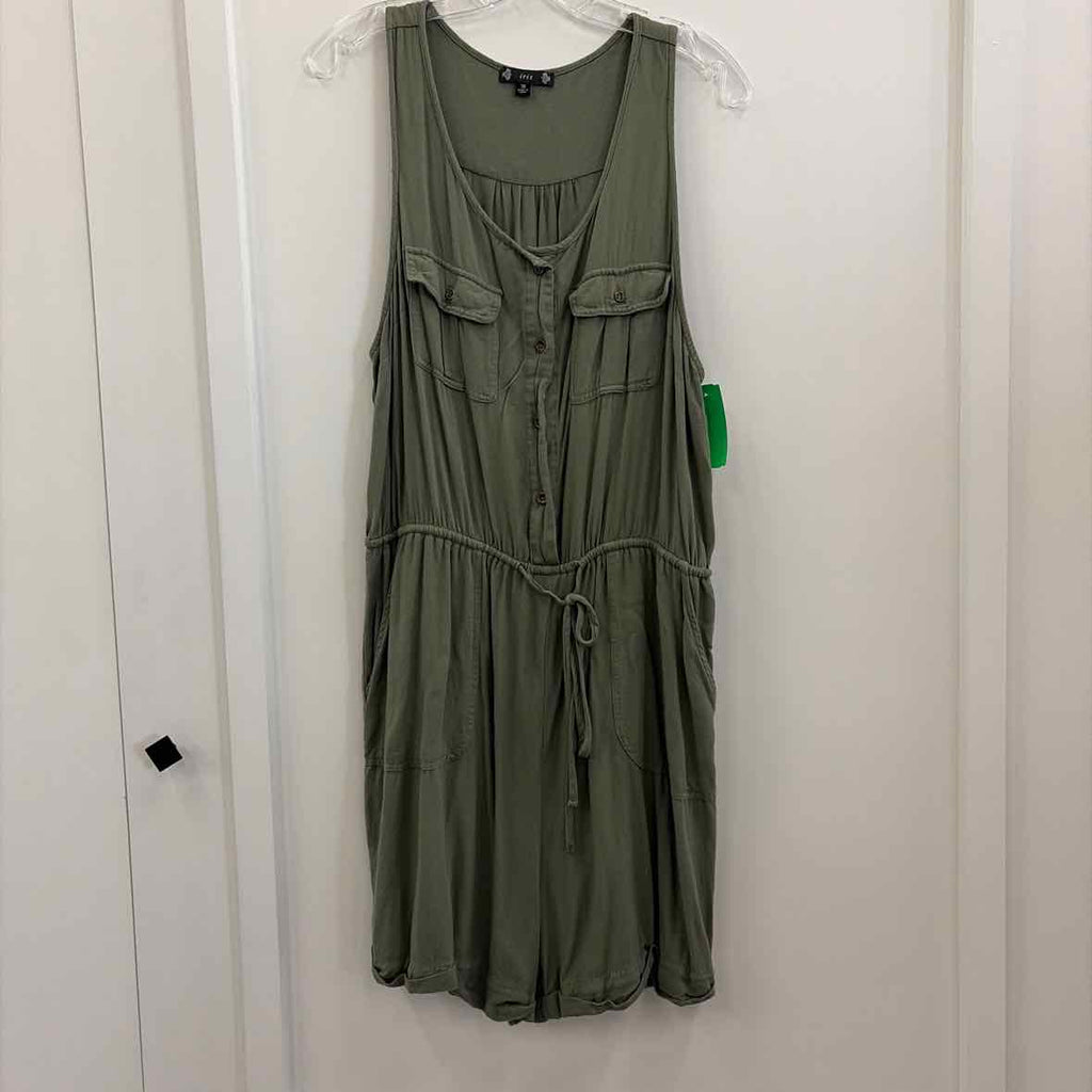 Iris Size 1X Green Preloved Dress