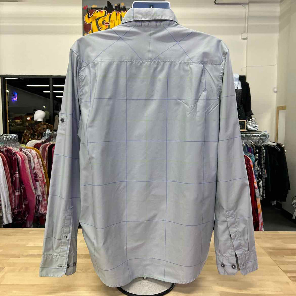 Under Armour Size L Gray MENS Button Down Shirt