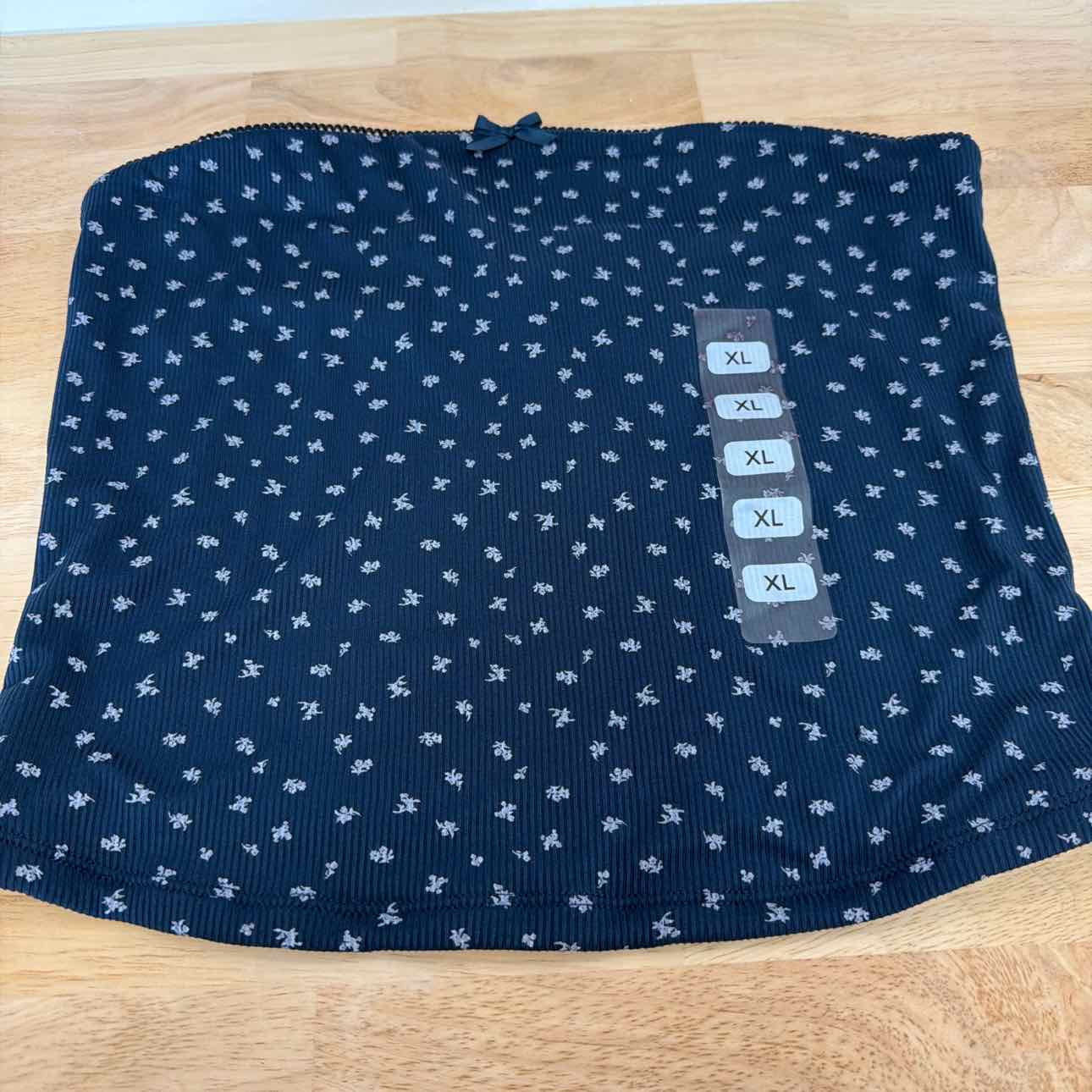 Just Polly Size XL Printed Tube Top