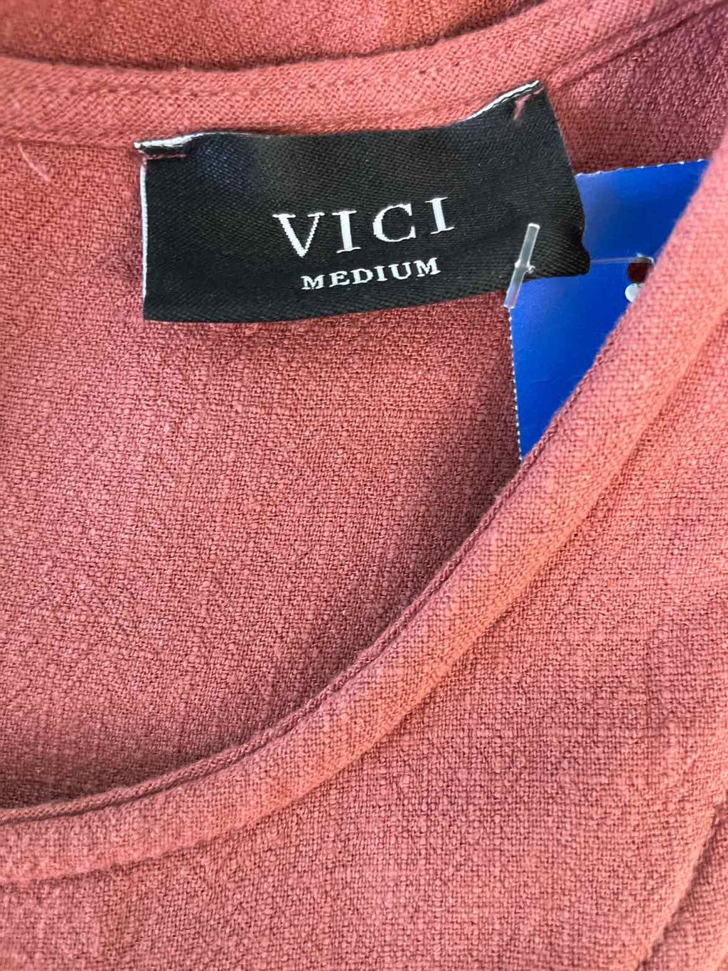 VICI Size M Orange Sleeveless