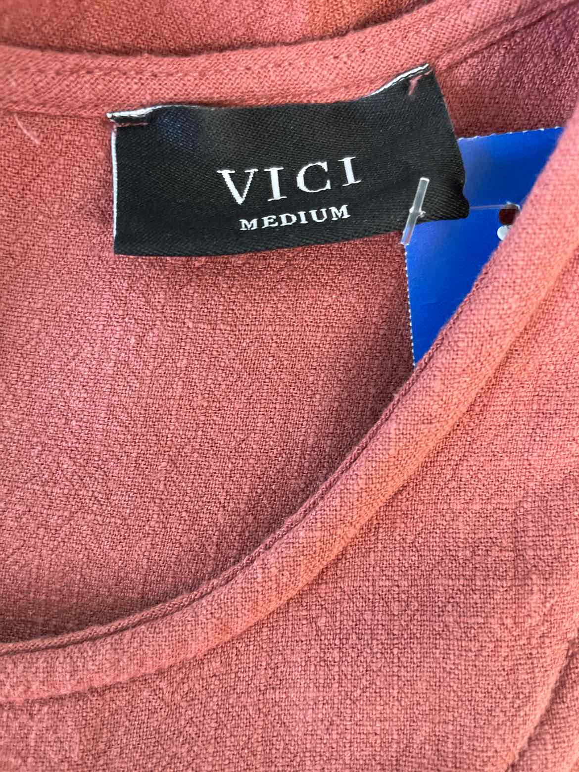 VICI Size M Orange Sleeveless