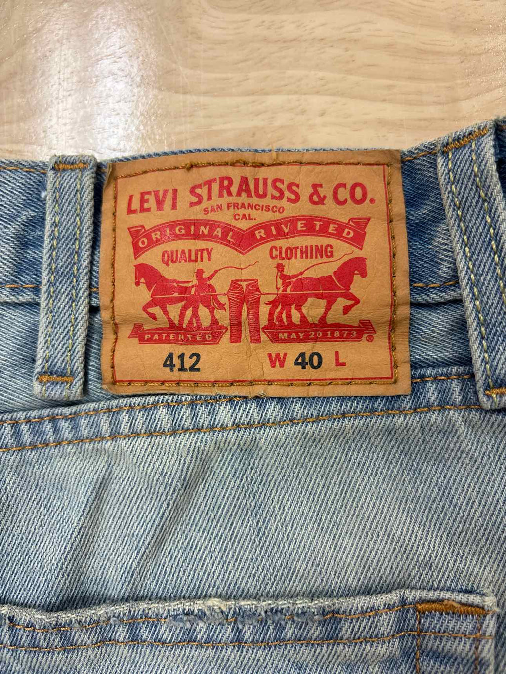 Levi's Men's Size 40 Light Blue MENS Shorts