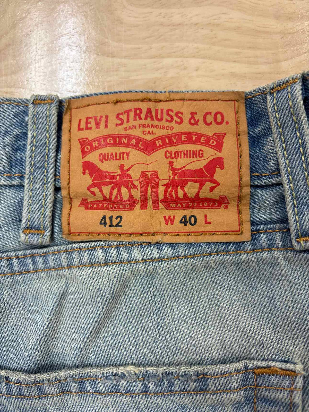 Levi's Men's Size 40 Light Blue MENS Shorts
