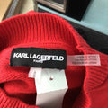 Karl Lagerfield Size L Red New Sweater