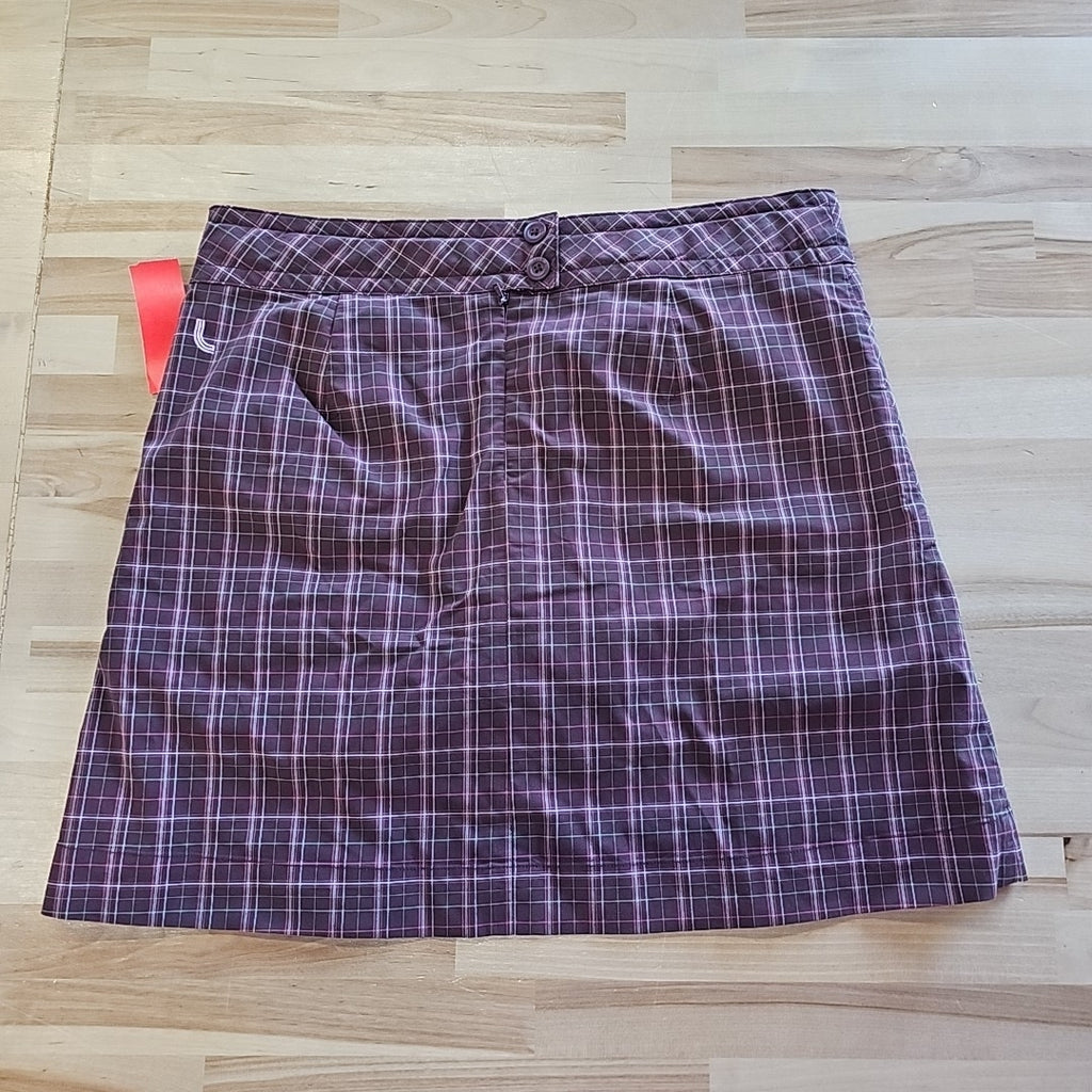 Lole Size 8 Brown & Green Used Skirt