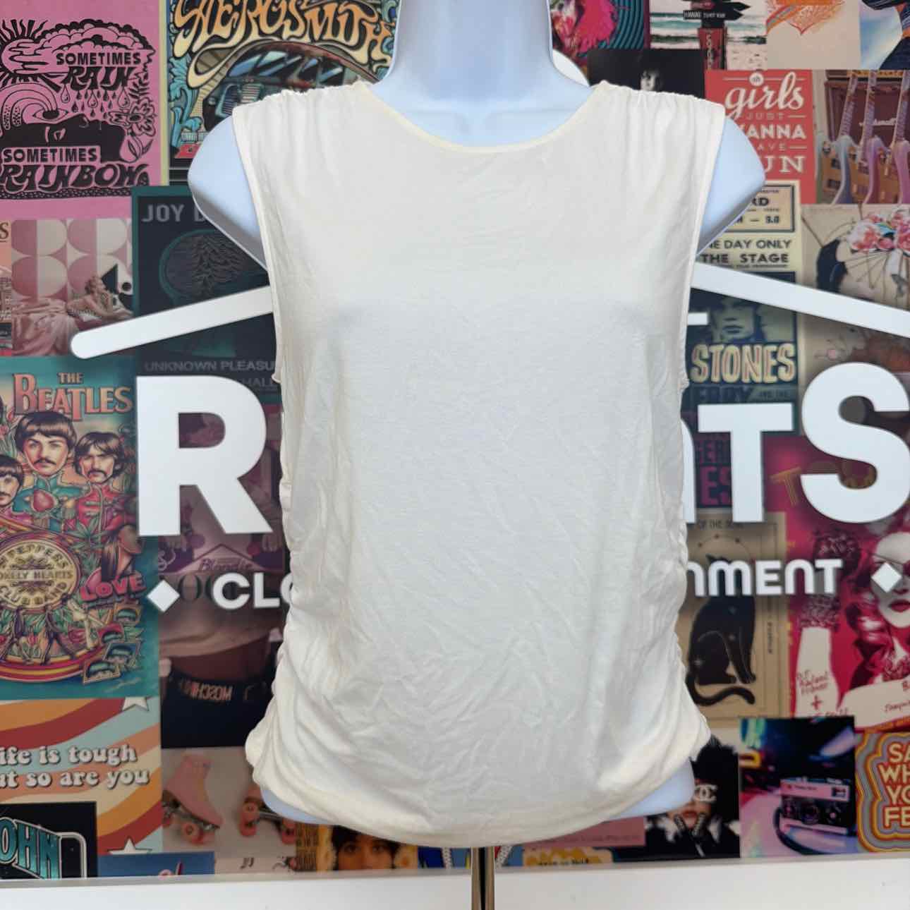 Levi's Size S Crystal Ruched Top