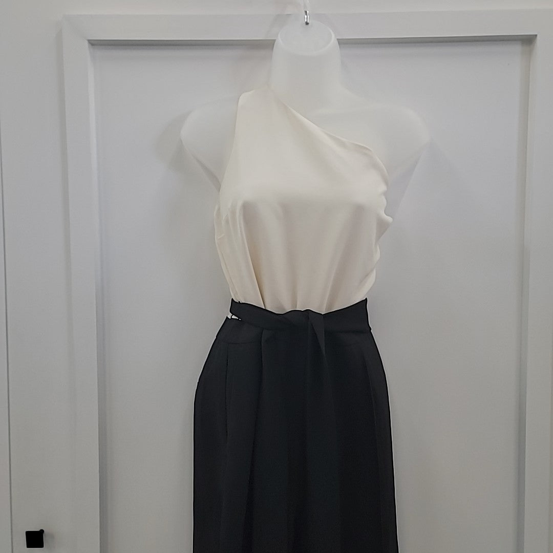 Banana Republic Size 10 Black White Jumper