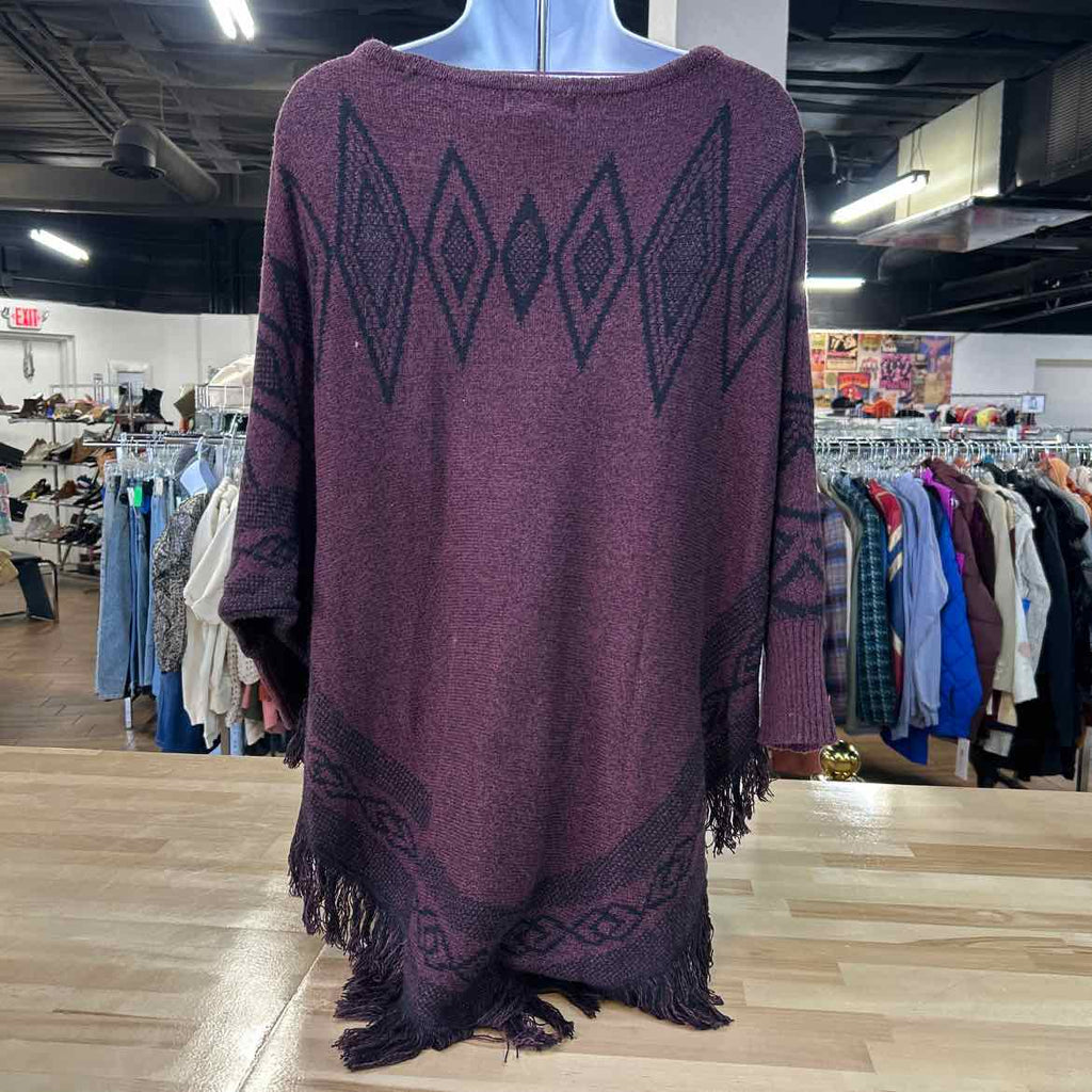 Style & Co. Size S Purple Preloved Sweater