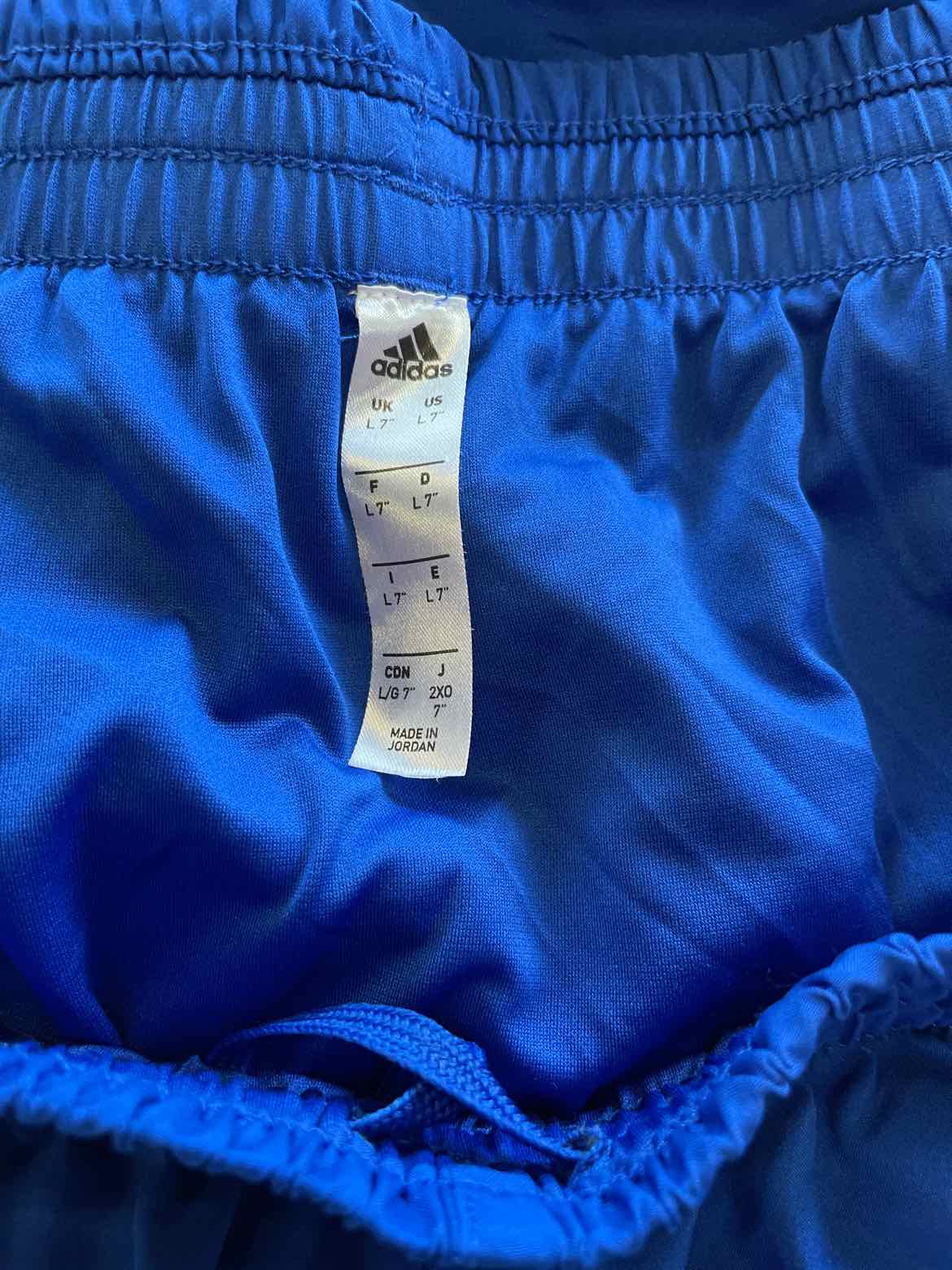 Adidas Size L Blue MENS Athletic Shorts