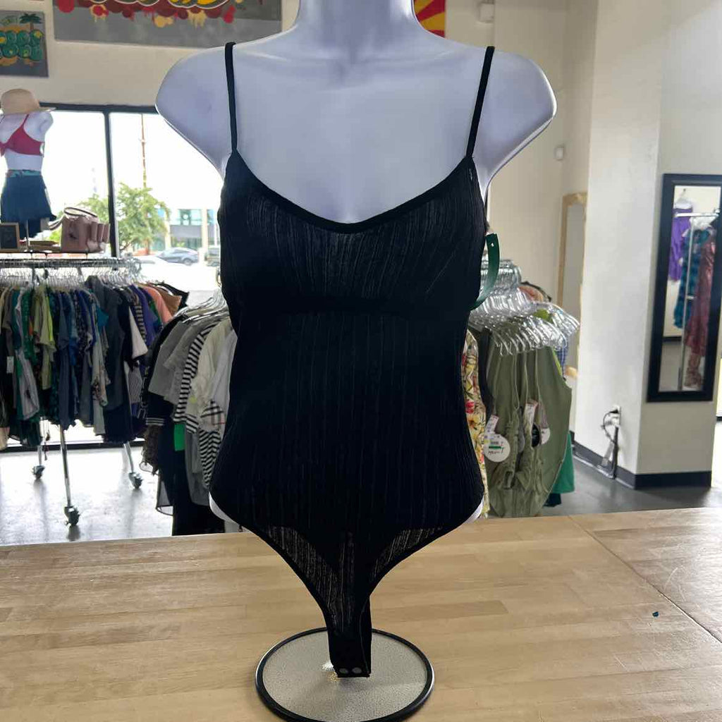 Fashionova Size L Black New Bodysuit