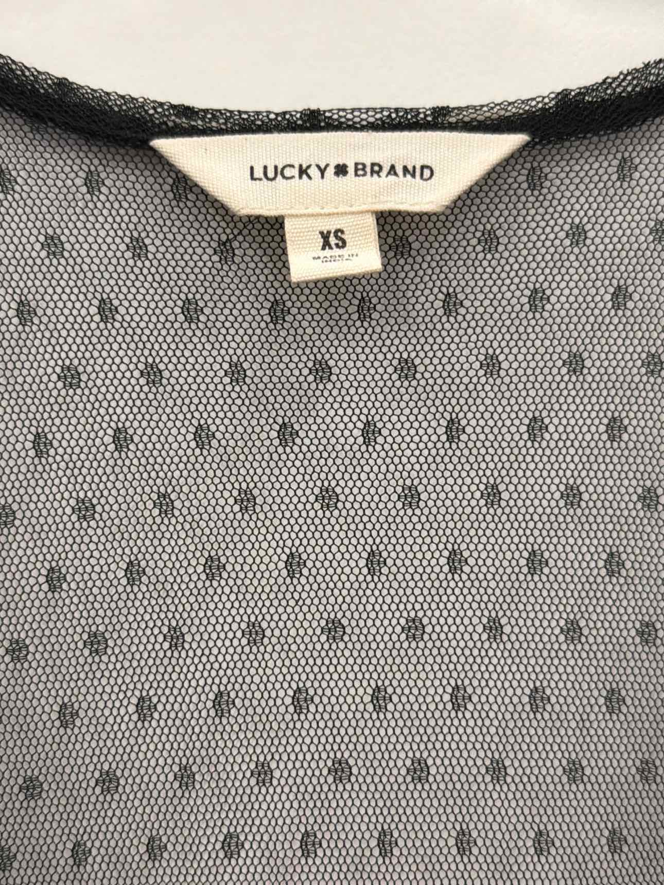 Lucky Brand Size XS Black Dress