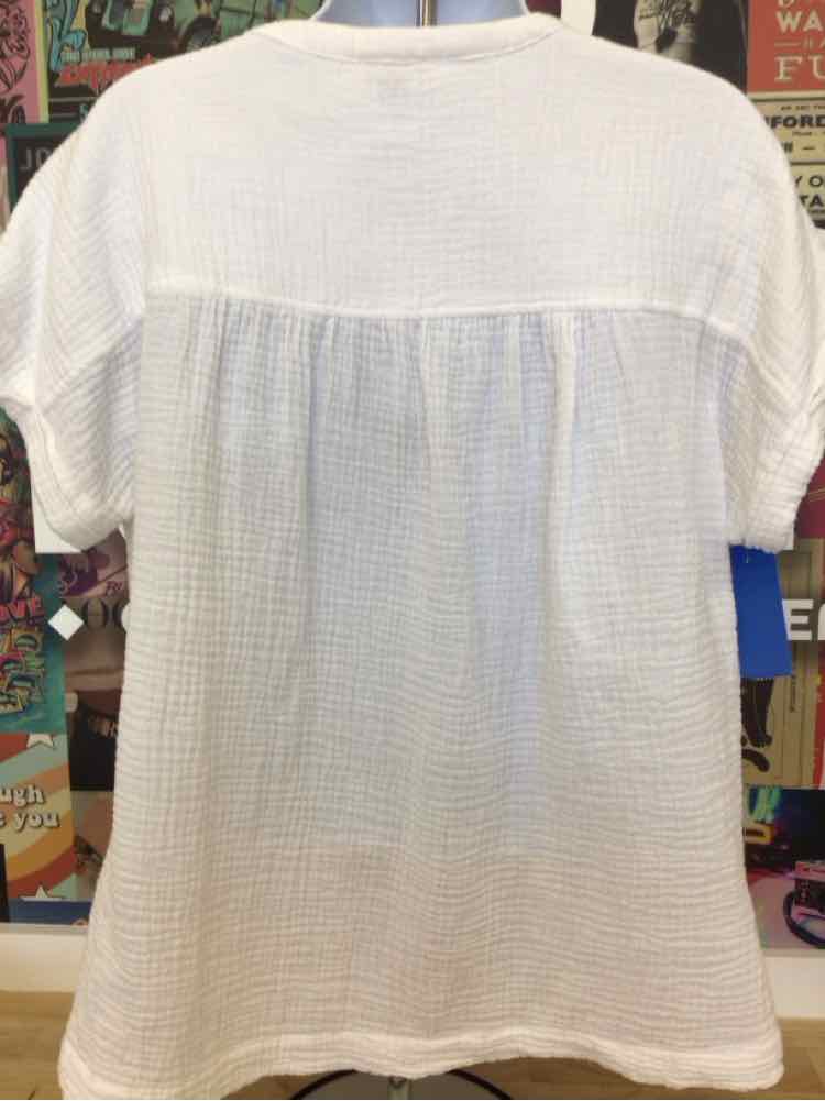 Splendid Size L White Preloved Blouse LS