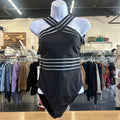 Kenneth Cole Size S Black Mesh Nylon Preloved Swimsuit