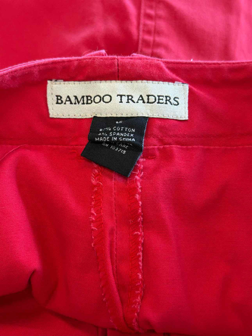 BambooTraders Size 12 Red Skorts