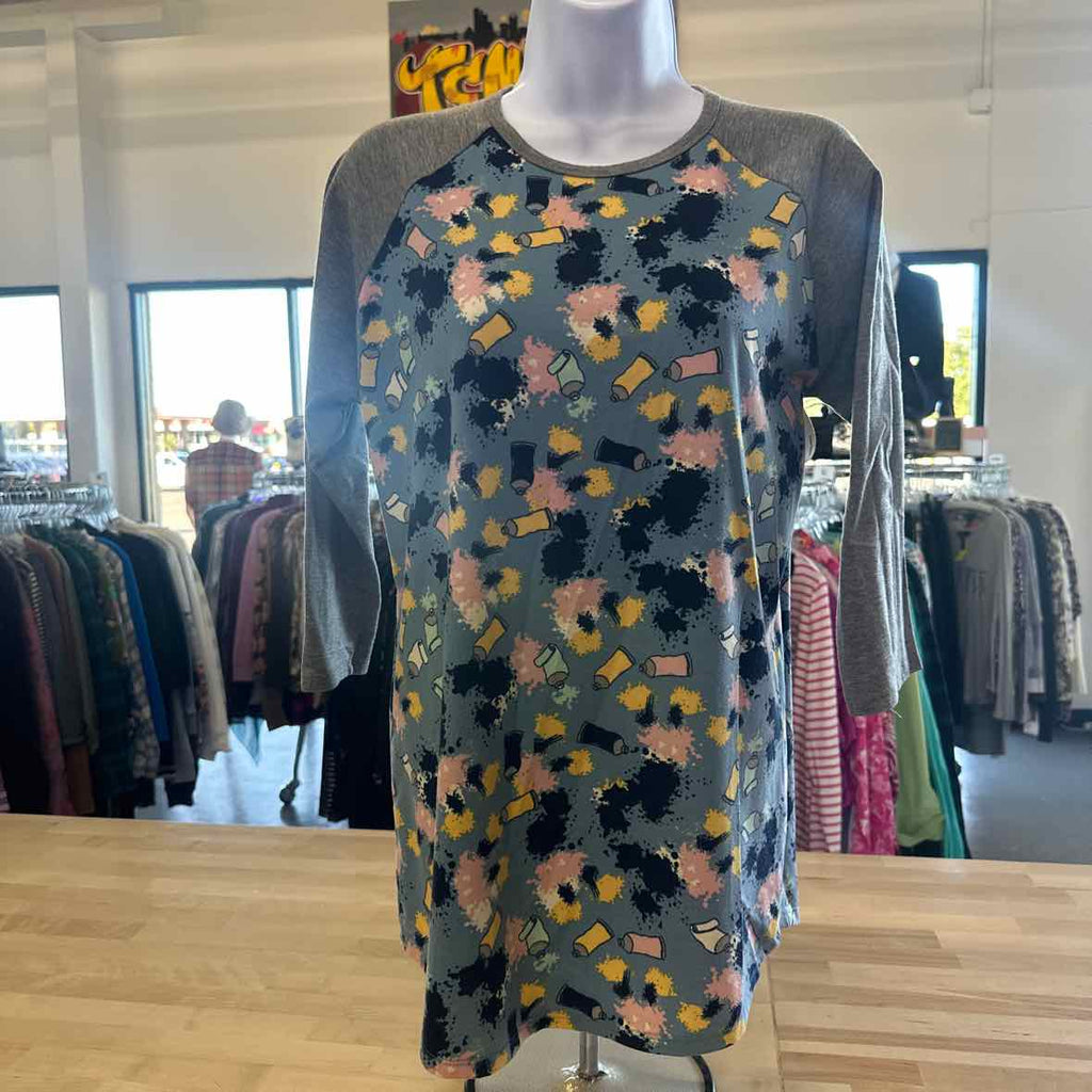 LulaRoe Size M Blue T-shirt