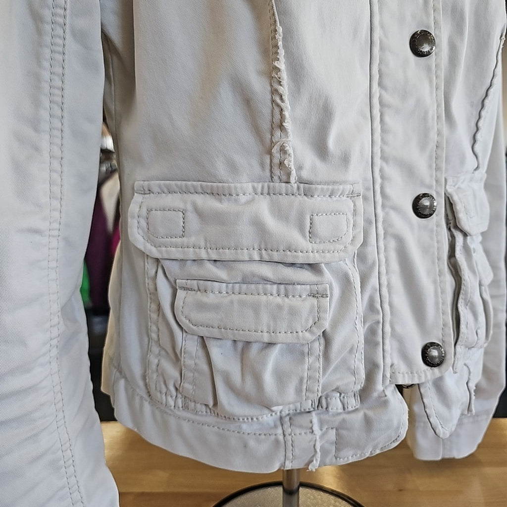 Abercrombie Size M White Jacket