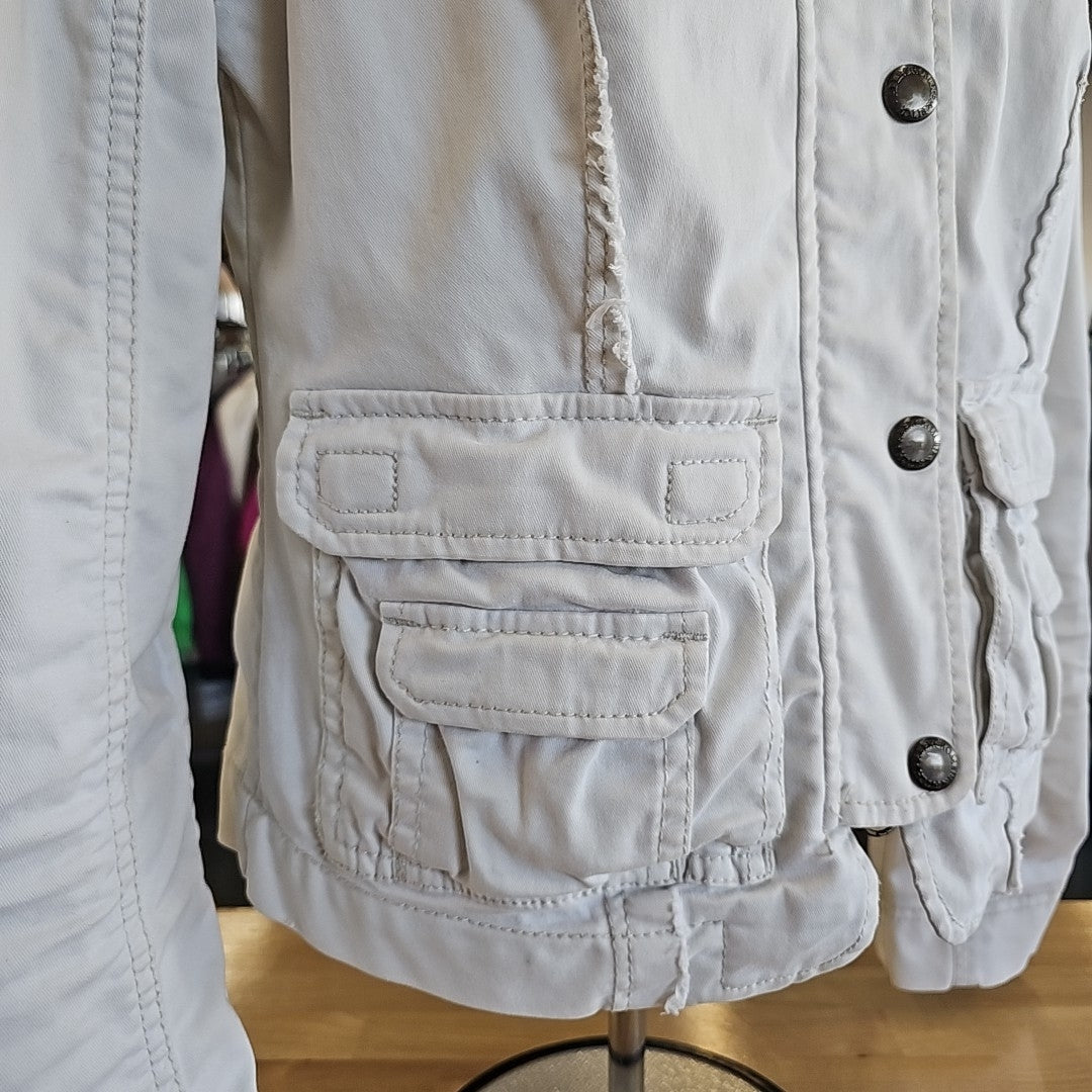 Abercrombie Size M White Jacket