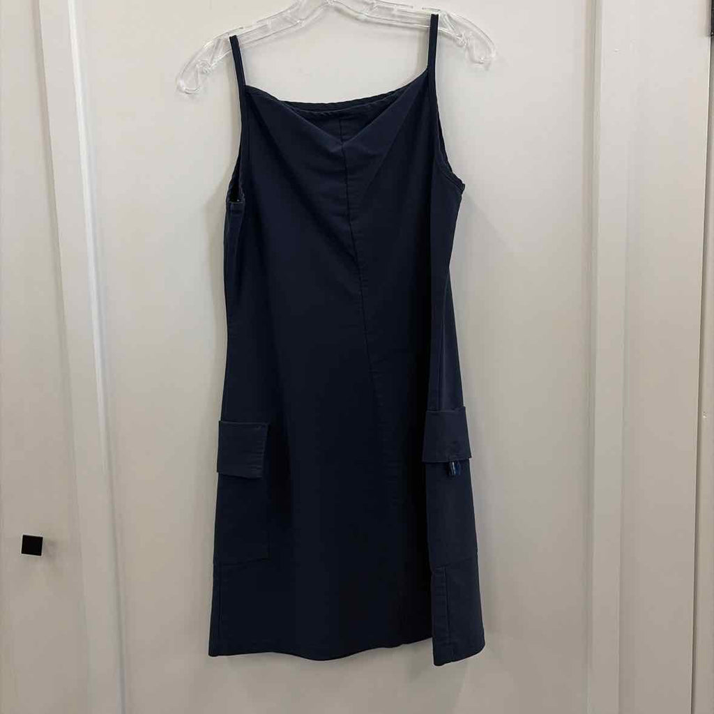 French Curve Size L Navy Preloved Dress