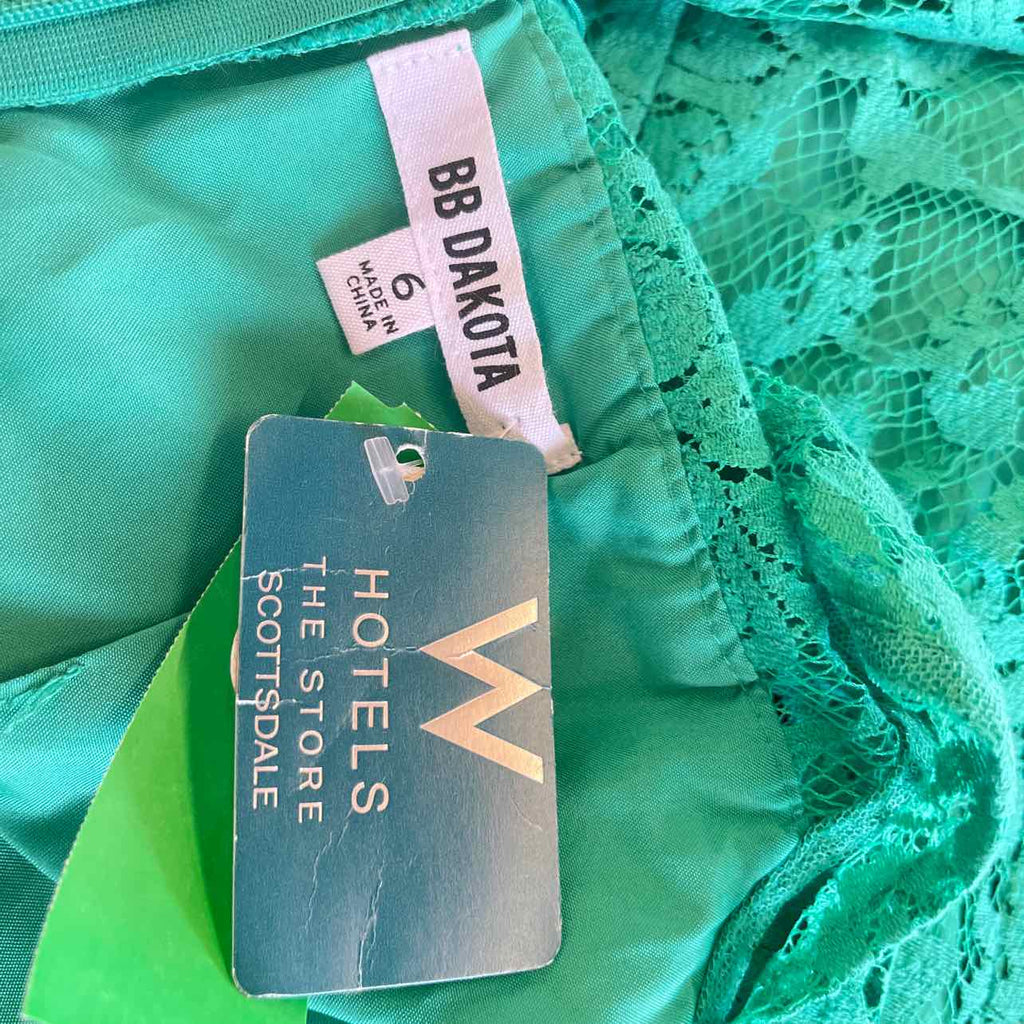 BB Dakota Size 6 Green New Dress