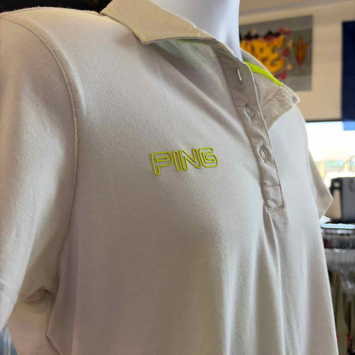 Ping Size L Gray New Polo