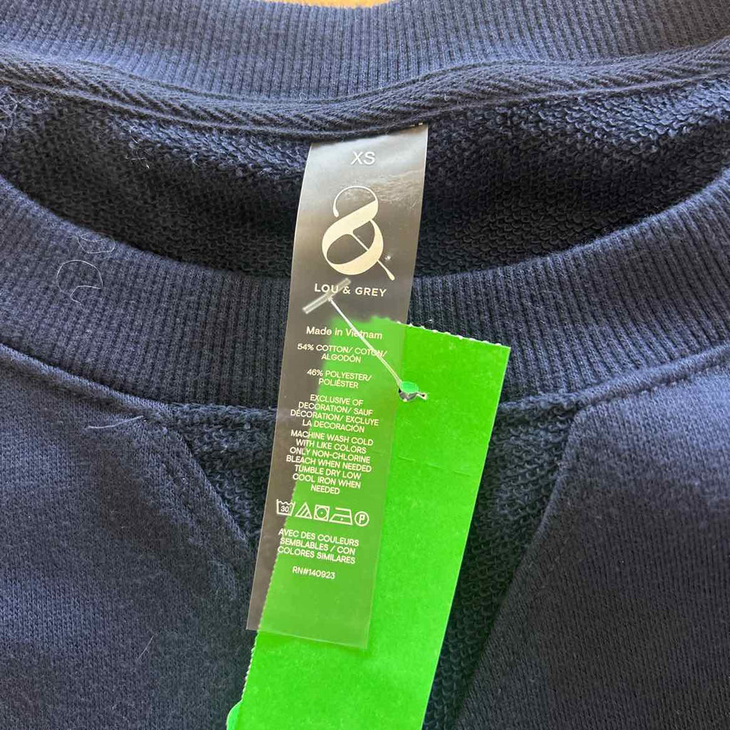 Lou & Grey Size XS Blue Preloved T-Shirt LS