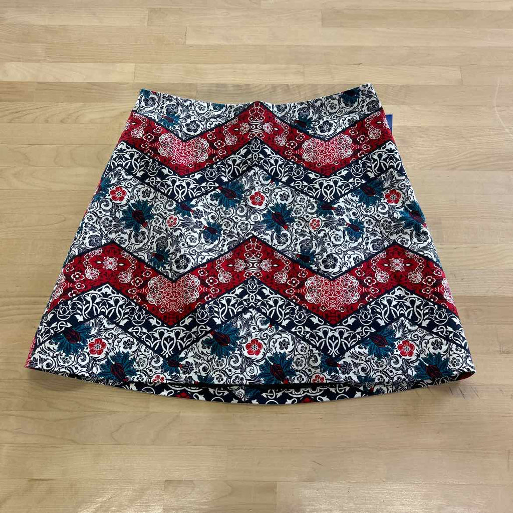 Express Size 6 Red White Blue Preloved Skirt