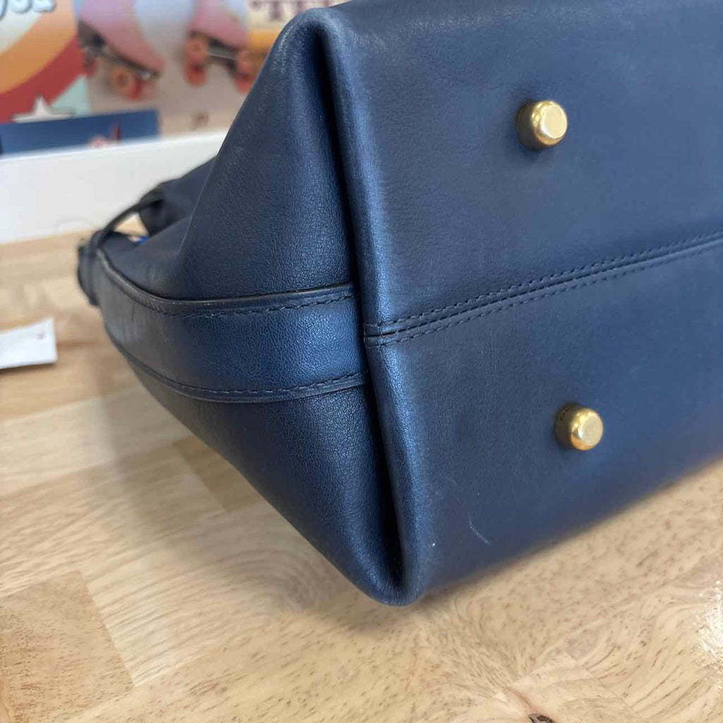 Coach Navy Leather New Handbag