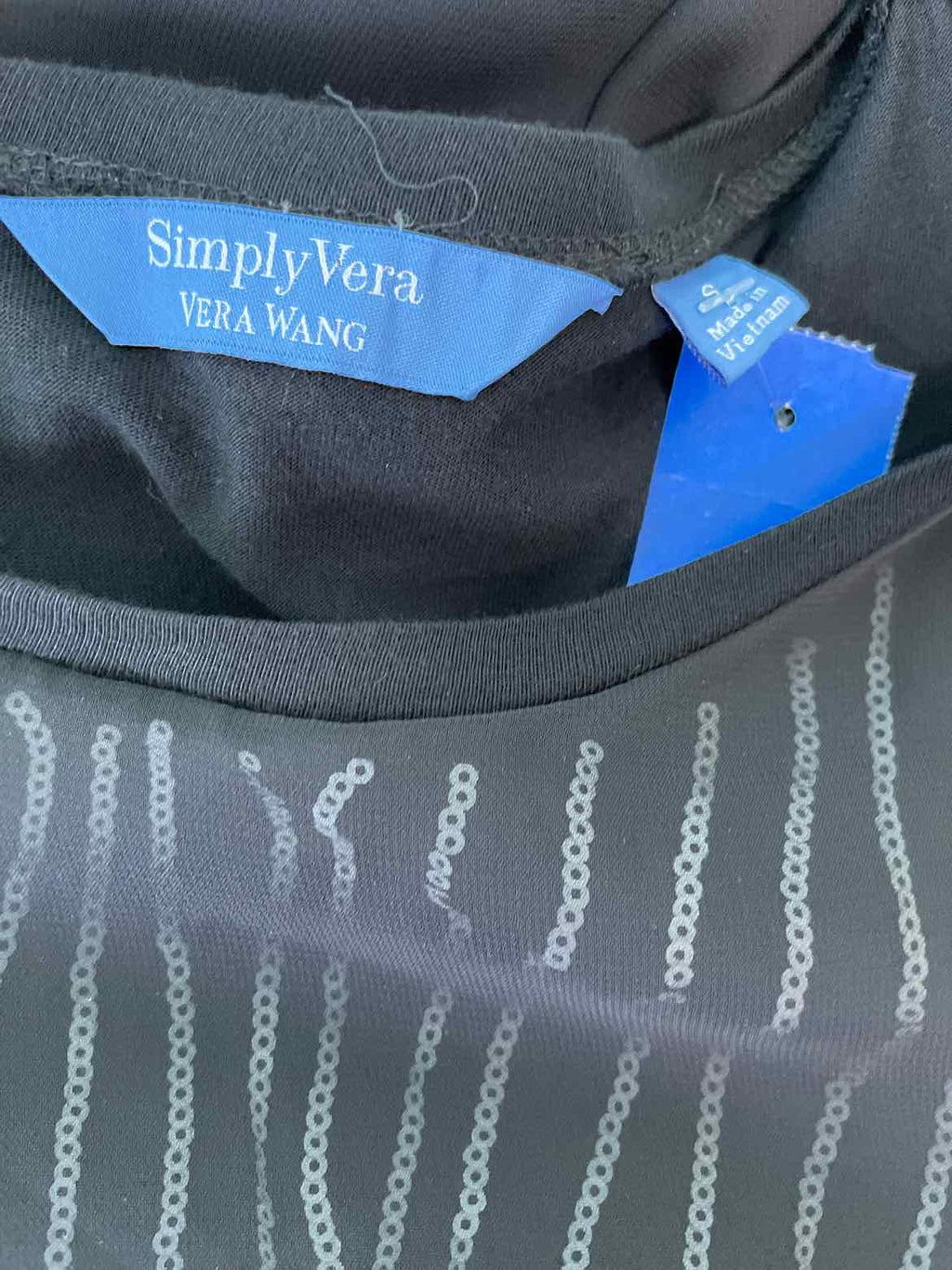 Vera Wang Size S Black Sleeveless