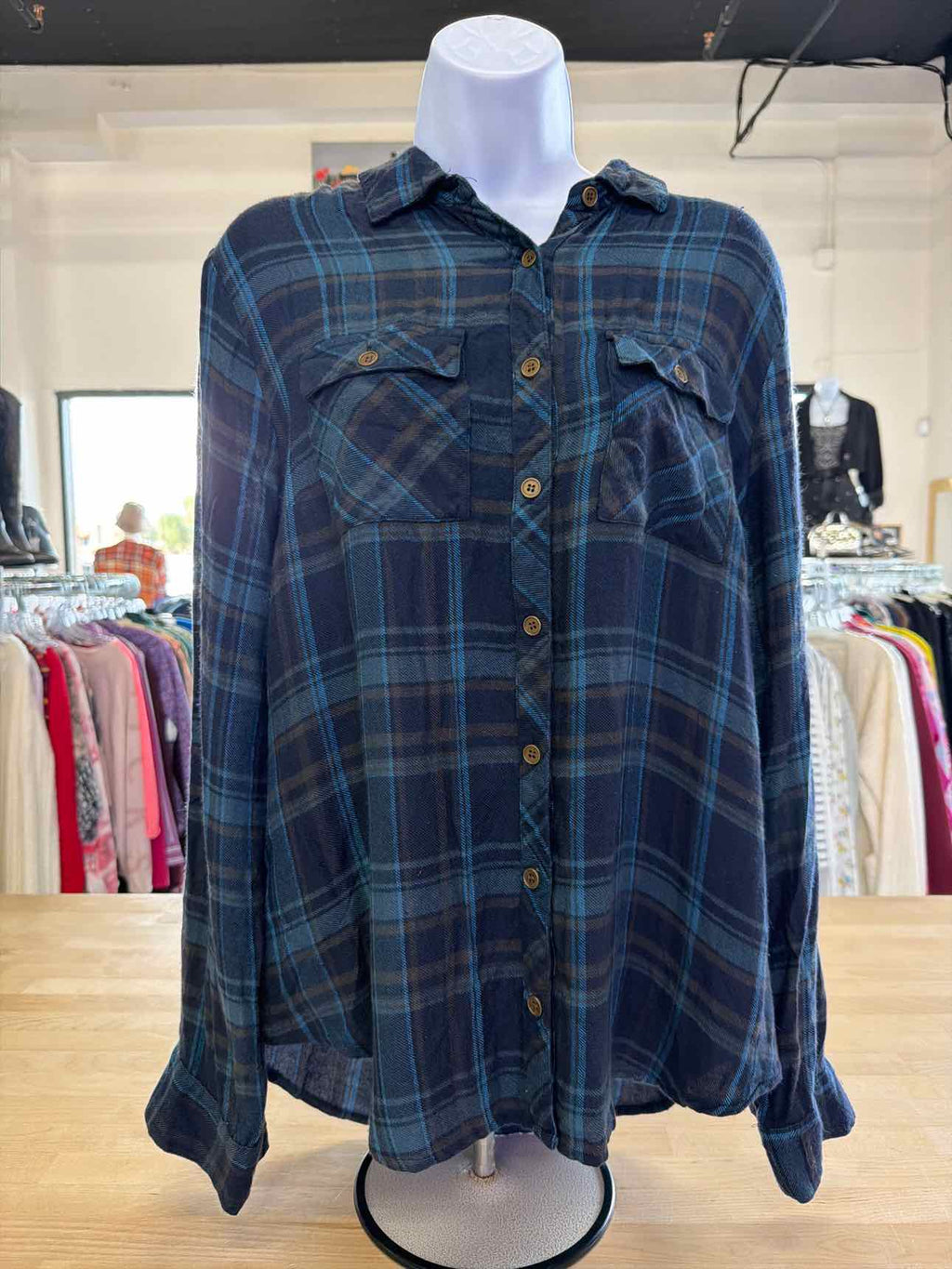 Full Tilt Size XL Blue flannel