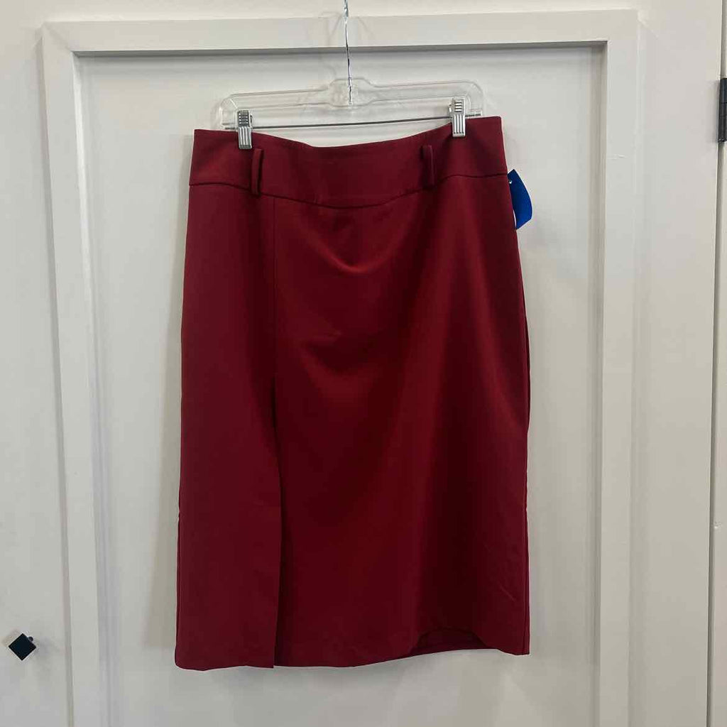 NY & Company Size 18 Red Preloved Skirt