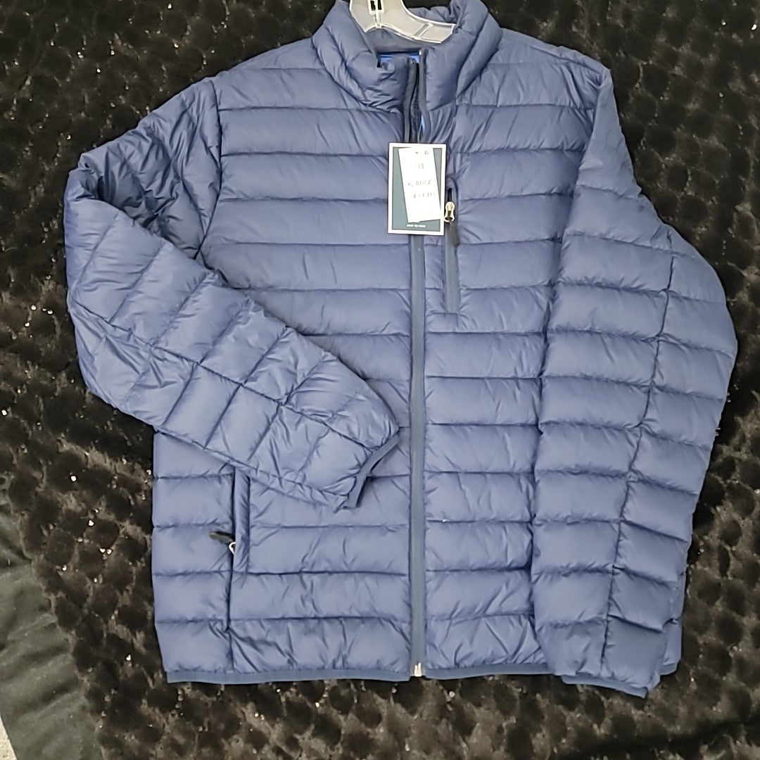 Club Room Size XL Navy  Quilted Packable Puffer Jacket NWT