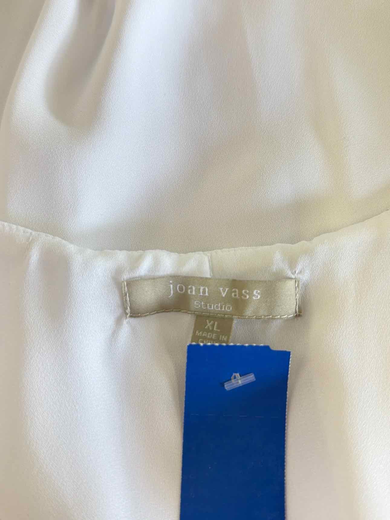Joan Vass Size XL White Preloved Tank