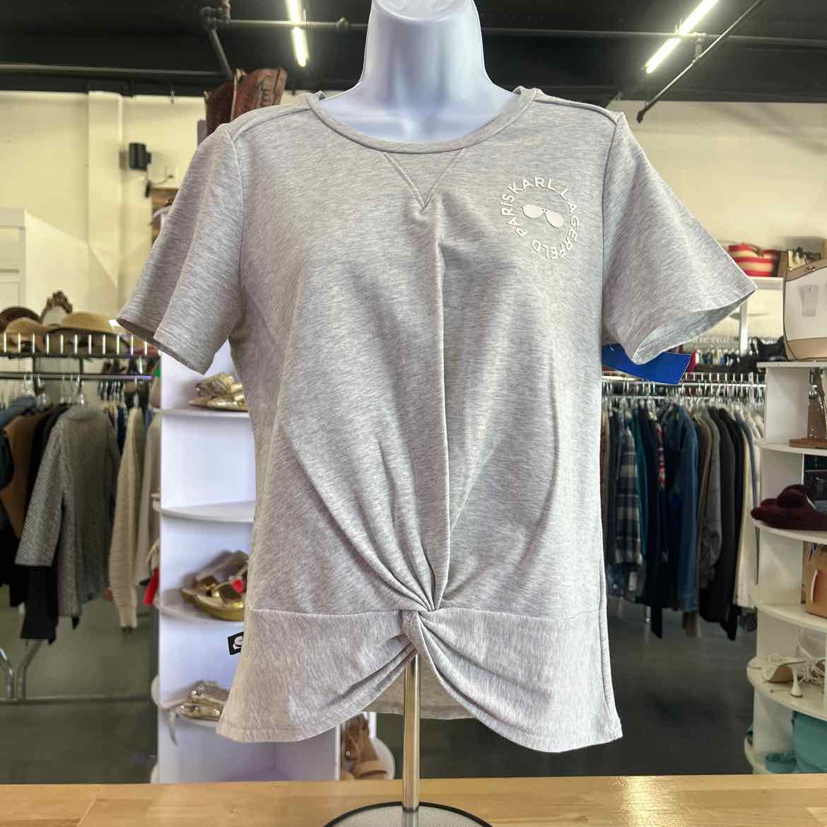 Karl Lagerfeld Size S Gray Preloved Shirt