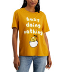 Love Tribe Size 2X Gudetama Busy Doing Nothing T-Shirt